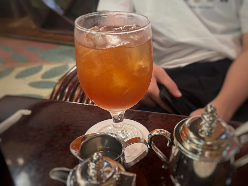 レトロ喫茶　紅茶　アイスティー