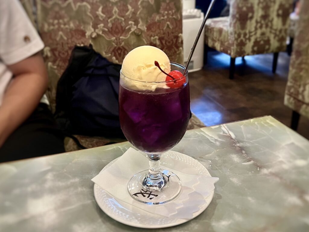 クリームソーダ
喫茶王城